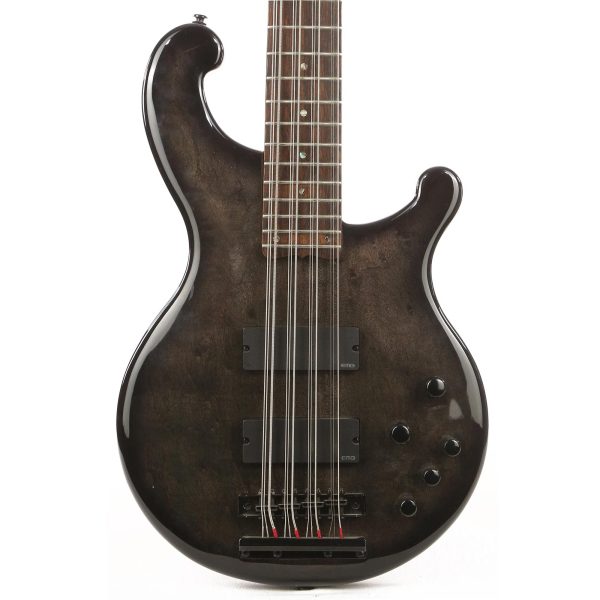 Dean Rhapsody 12-String Bass Transparent Black For Sale