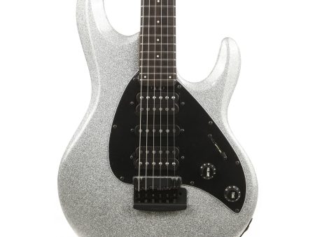 Ernie Ball Music Man Silhouette HSH Music Zoo 25th Anniversary Silver Sparkle Discount