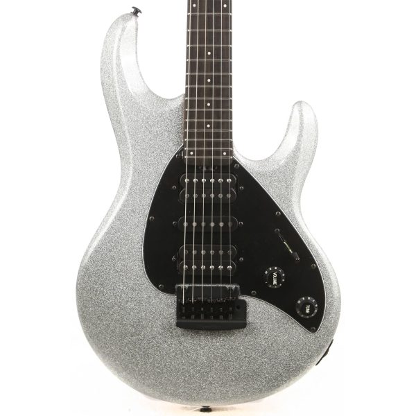 Ernie Ball Music Man Silhouette HSH Music Zoo 25th Anniversary Silver Sparkle Discount