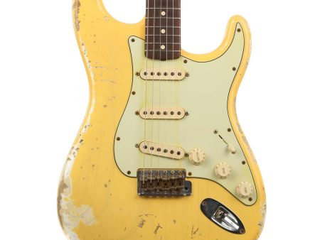 Fender Custom Shop 1960 Stratocaster Ash Relic Nocaster Blonde 2010 For Sale