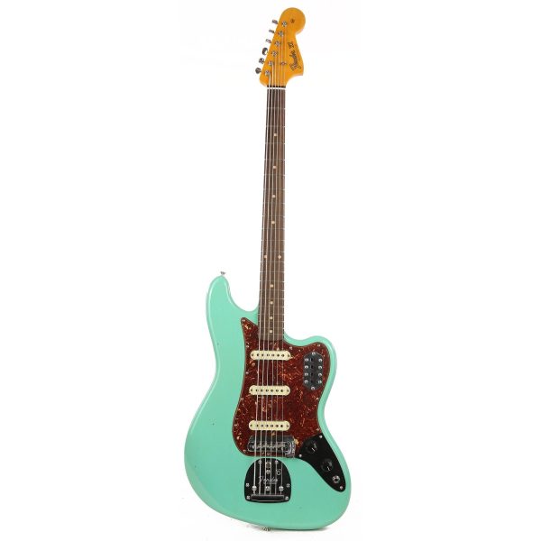 Fender Custom Shop 1963 Bass VI Reissue NAMM 2020 Display Journeyman Relic Faded Foam Green Online Sale