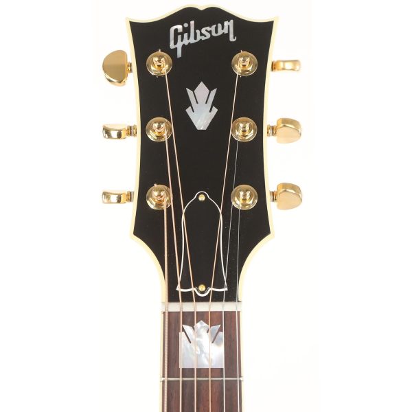 Gibson SJ-200 Acoustic-Electric Made 2 Measure Ebony Top Natural Back and Sides Sale