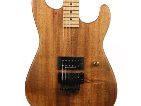 Charvel Custom Shop San Dimas Koa Natural Series Oil Finish Music Zoo Exclusive 2007 Hot on Sale