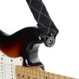 D Addario Auto Lock Guitar Strap 50BAL02 Black Padded Diamonds Discount