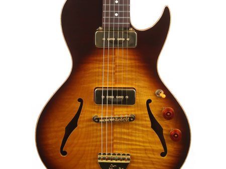 B&G Guitars Little Sister Crossroads Cutaway P-90 Tobacco Burst Supply