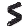 D Addario Auto Lock Guitar Strap 50BAL02 Black Padded Diamonds Discount