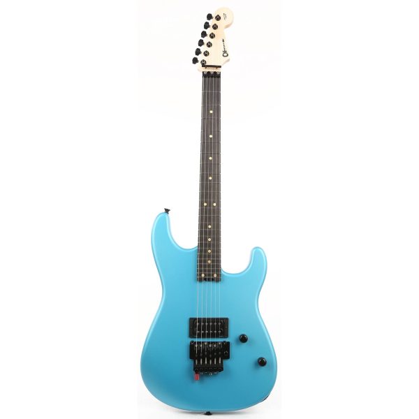 Charvel Custom Shop FU-Tone Loaded San Dimas Music Zoo Exclusive Satin Frost Blue For Sale