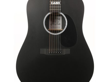 Martin DX Johnny Cash Acoustic-Electric Jett Black 2019 Online