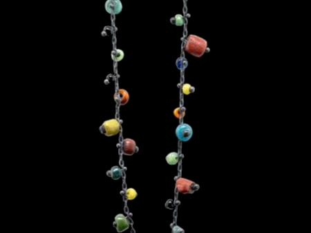 Studded Ancient Bead Necklace Cheap