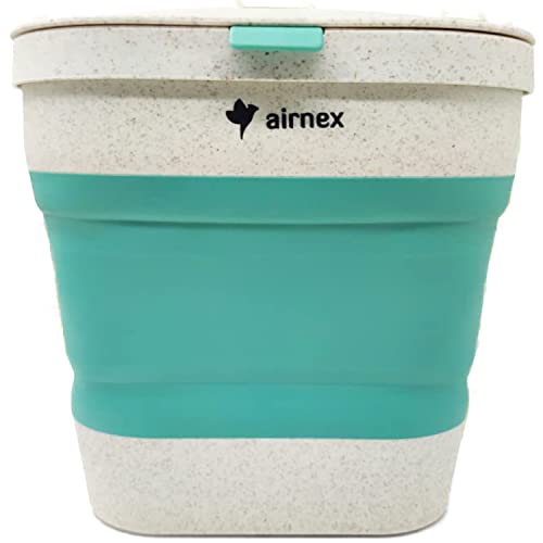 AIRNEX Countertop Compost Bin Kitchen Counter, Indoor Food Composter for Kitchen, Food Waste Bin for Kitchen Counter Top, Small Kitchen Compost Bucket Container, Mini Counter Food Scrap Bin with Lid Hot on Sale