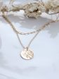 Hammered Coin Necklace on Sale