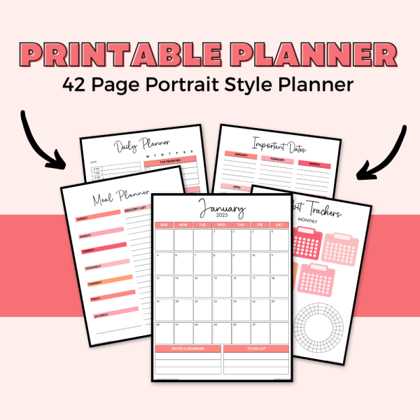 2025 Ultimate Printable Calendar and Organization Bundle Fashion