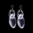 Big Gong Hand Cut Stone Earring Online Hot Sale