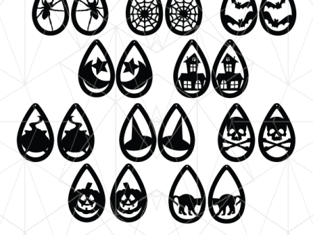 Halloween Earrings SVG Bundle on Sale