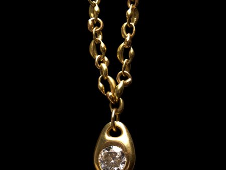 Diamond Locket Charm Pendant on  Handmade Chain Necklace Online Sale