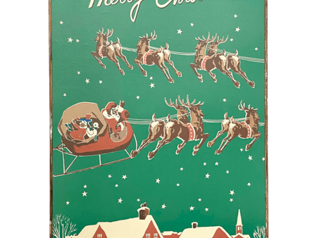 Merry Christmas Santa s Sleigh Ride Framed Poster Sale