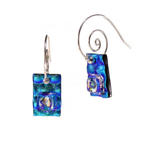 Stacked Squares Earrings Discount