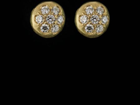 Diamond Pave Studs on Sale