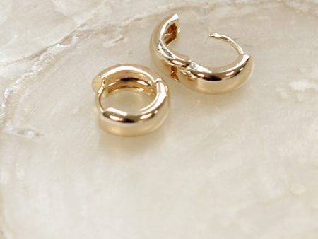 Clicker Huggie Earrings Online now