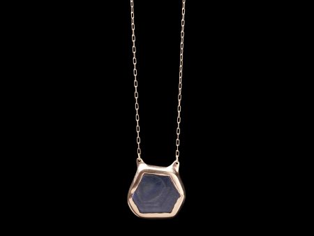 Sapphire  Kitten  Pendant Necklace For Discount