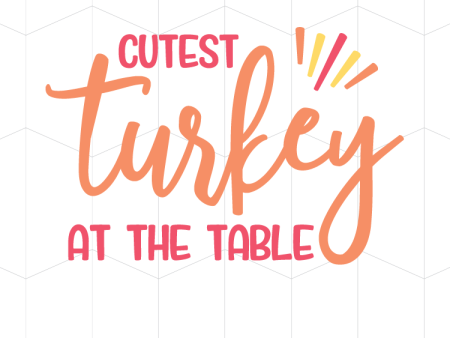 Cutest Turkey at the Table Online Sale