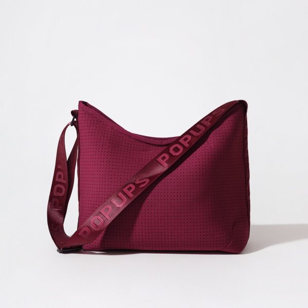 HOBO CROSSBODY BAG BERRY For Sale