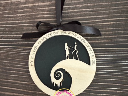 Jack & Sally Ornament For Discount