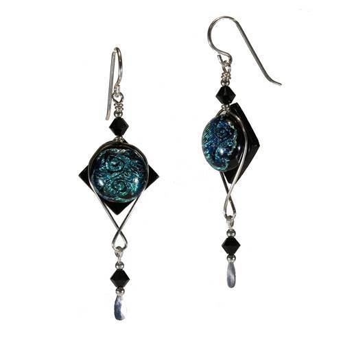 Circle-Square Earrings on Sale