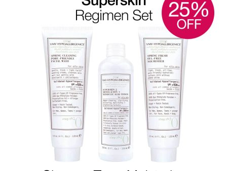 Superskin Spring Fresh Regimen Set: For Oily Skin Cheap