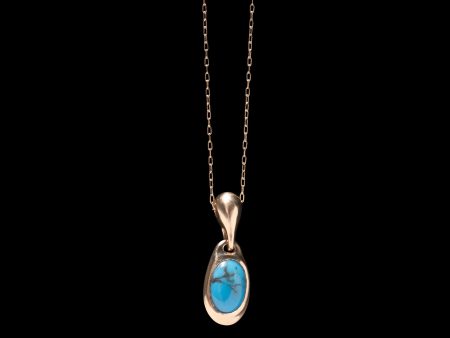 Persian Turquoise Locket  Necklace Supply