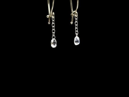 Diamond  Briolette Earring Online now