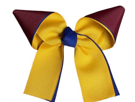 Yellow Antonia Hair Clip Bow (Large Size) For Sale