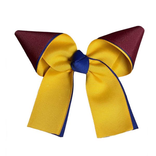 Yellow Antonia Hair Clip Bow (Large Size) For Sale