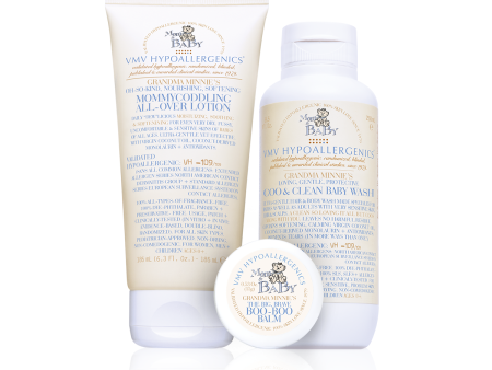 Mom & Baby Bundle: Wash-Lotion-Balm Supply