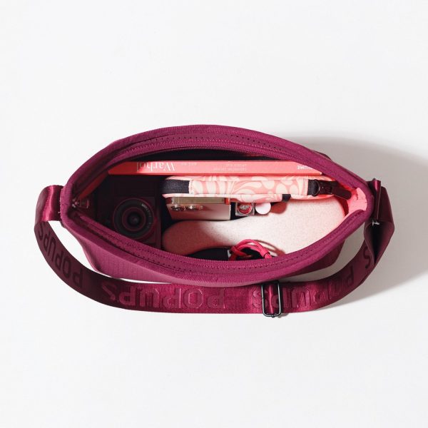 HOBO CROSSBODY BAG BERRY For Sale