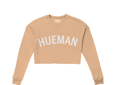 Hu(e)man Fleece Crop Top Sweatshirt Online now