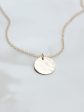 Hammered Coin Necklace on Sale