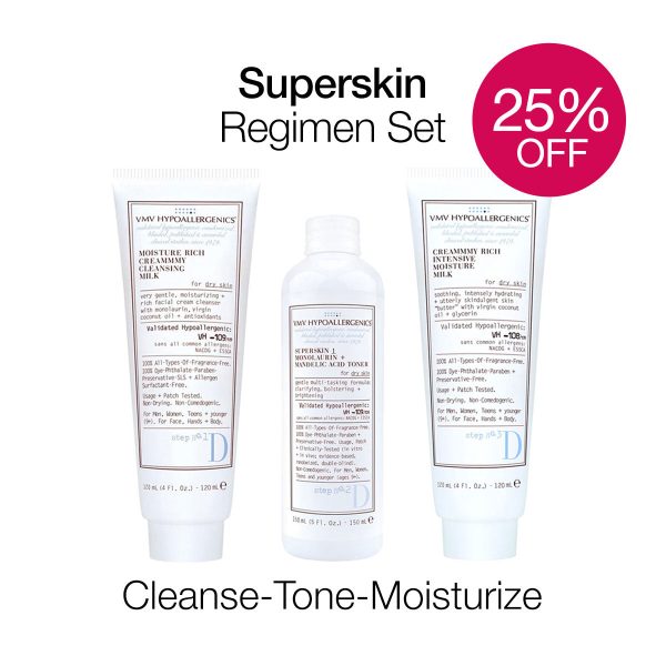 Superskin Moisture Rich Regimen Set: For Dry Skin Hot on Sale