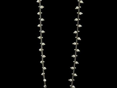 Double Studded Woven Chain Necklace Discount