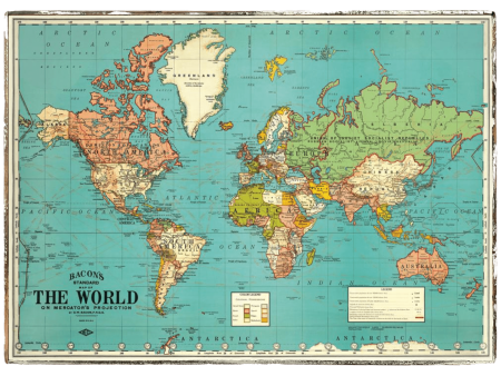 World Map Framed Poster Online Sale