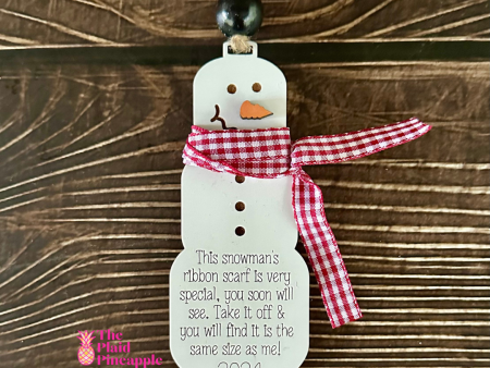 Snowman Measurement Ornament Fashion