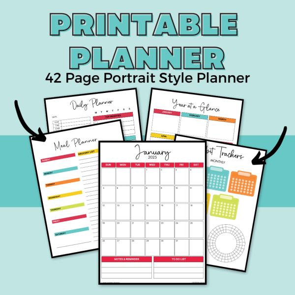 2025 Ultimate Printable Calendar and Organization Bundle Fashion