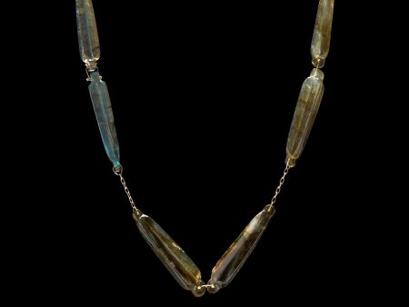 Small Ancient Roman Link Stone Necklace Online Hot Sale