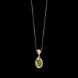 Peridot Locket  Charm Necklace Online