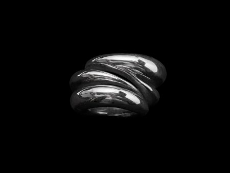 Large Stacked Sculptural Ring For Cheap