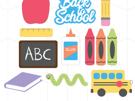 School Days Clip Art & SVG For Discount