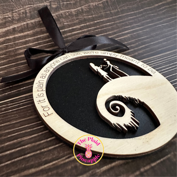 Jack & Sally Ornament For Discount