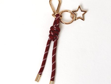 KEY CHAIN BURGUNDY Discount