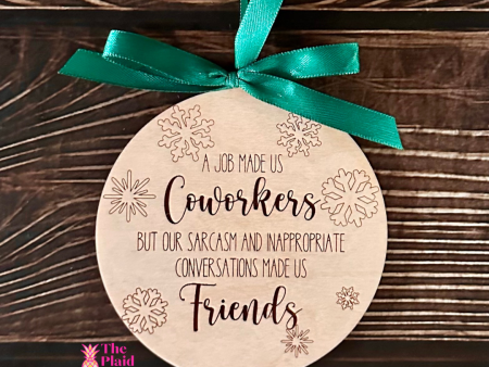 Sarcastic Coworker Ornament For Discount