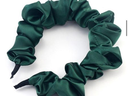 Varsity Green Silk Headband on Sale